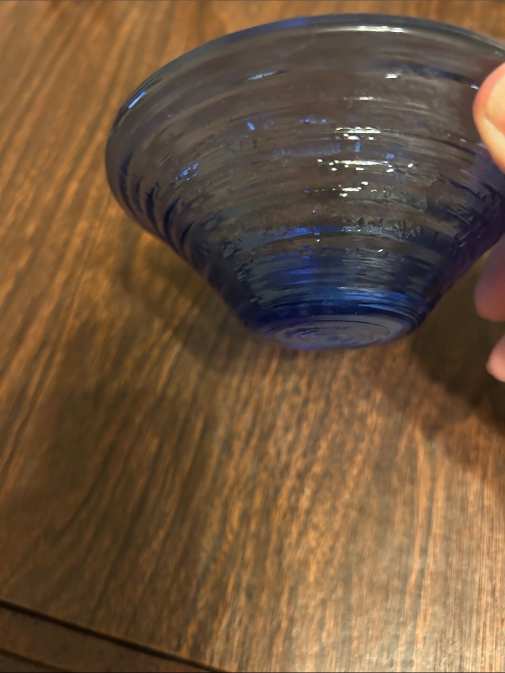 Cobolt blue beehive 5” bowl